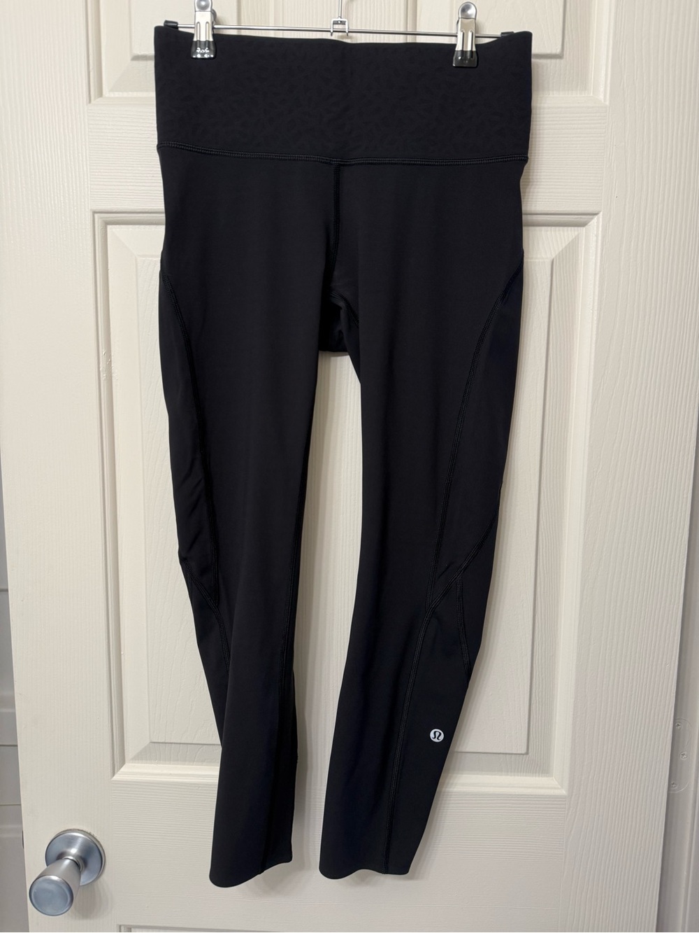 lululemon athletica 21in Black Performance Leggings with High Waist